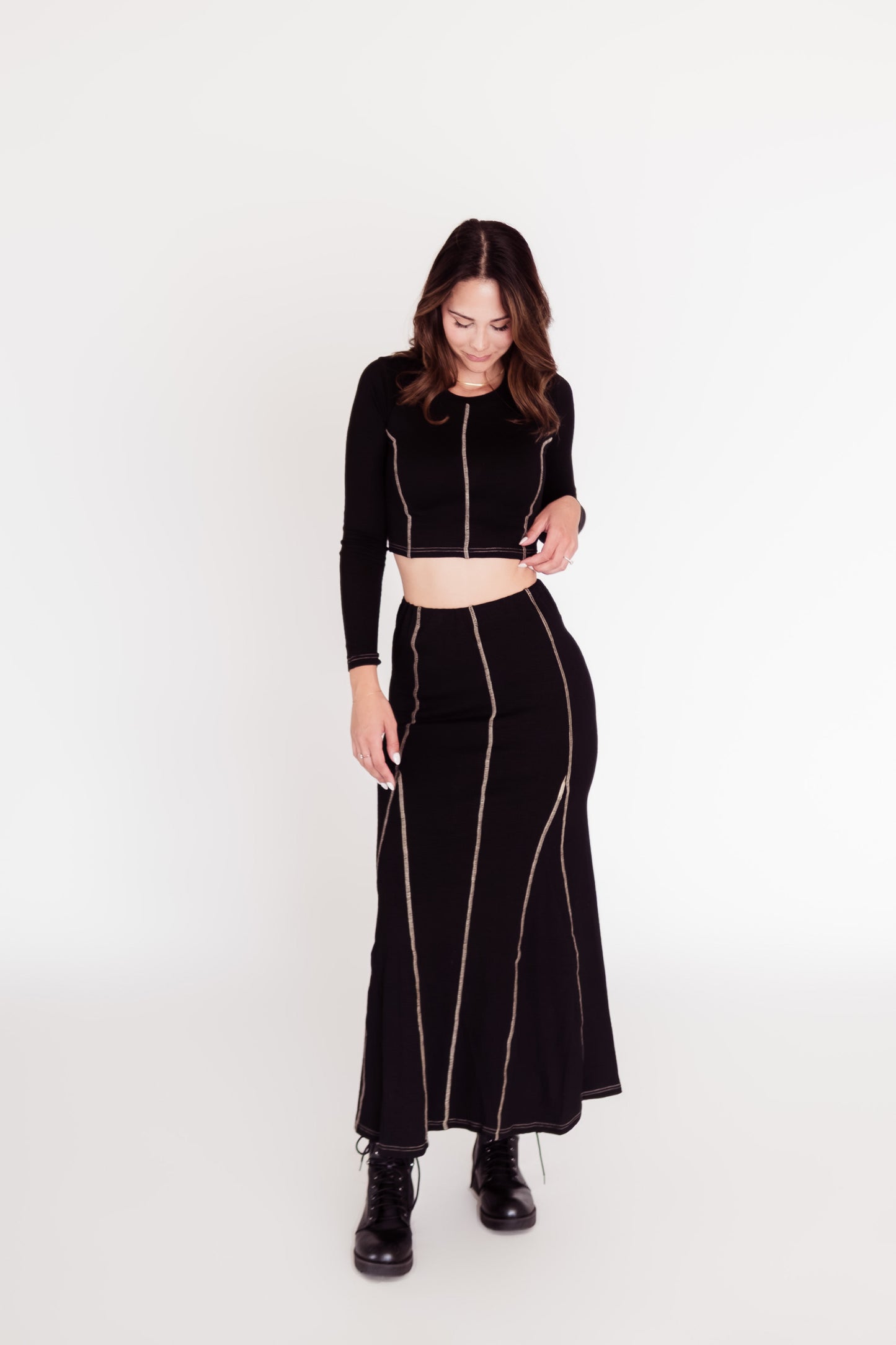 Inverted Seam Skirt